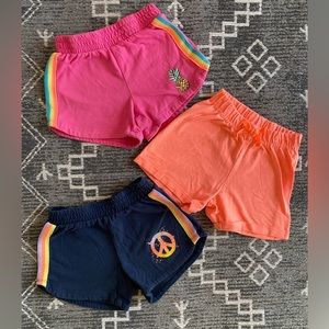 Wonder Nation girls shorts size 6 bundle of 3
